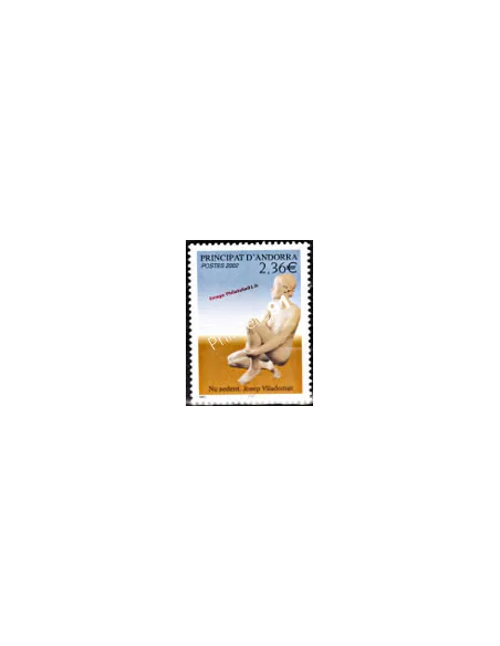 Timbre d'Andorre Français n° 571 - Thématiques: Art