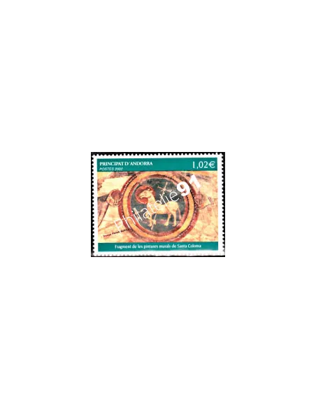 Timbre d'Andorre Français n° 574 - Thématiques: Art