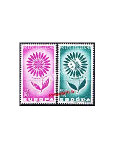 Timbres d'Italie n° 907 et 908 - EUROPA 1964