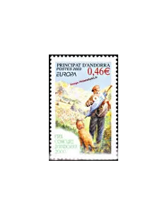 Timbre d'Andorre Français n° 580, L'Art de l'affiche, Timbres Europa