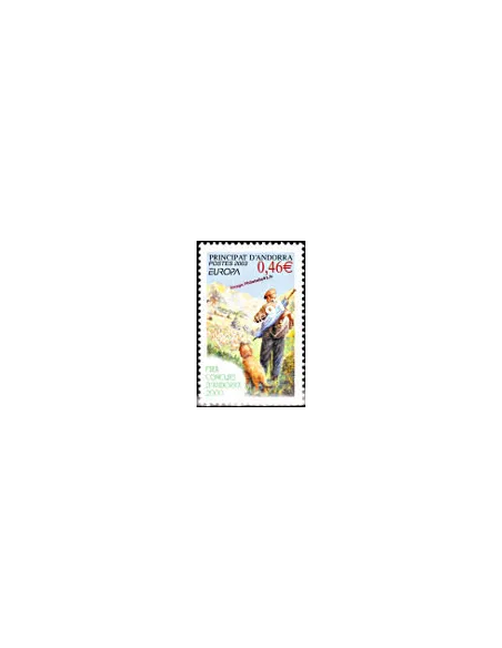 Timbre d'Andorre Français n° 580, L'Art de l'affiche, Timbres Europa