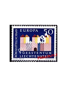Timbre du Liechtenstein n° 388 - EUROPA 1964