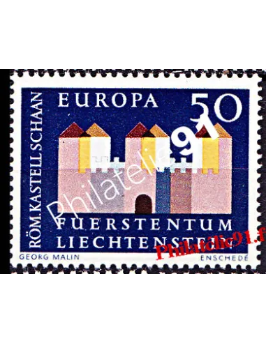 Timbre du Liechtenstein n° 388 - EUROPA 1964