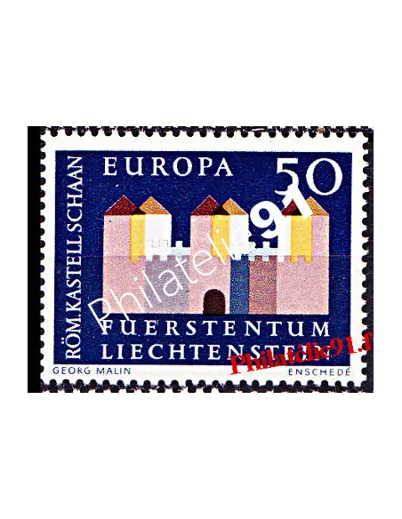 Timbre du Liechtenstein n° 388 - EUROPA 1964
