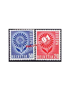 Timbres de SUISSE n° 735 et 736 - EUROPA 1964