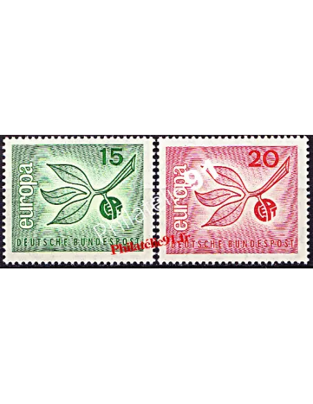 Timbres d'Allemagne n° 350 et 351 - EUROPA 1965