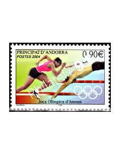 Timbre d'Andorre Français n° 598 - Thématiques: J O
