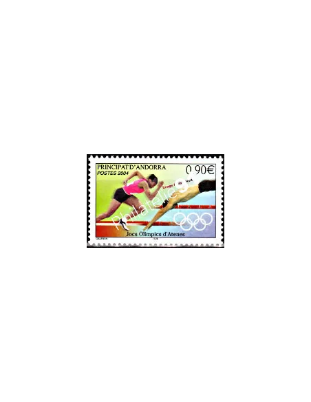 Timbre d'Andorre Français n° 598 - Thématiques: J O
