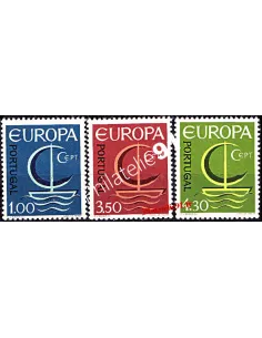 timbres du Portugal n° 993 à 995 - EUROPA 1966