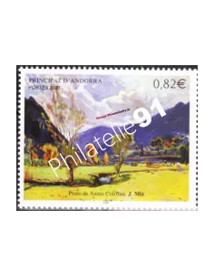 Timbres d'Andorre Français n° 615 - Thématiques: ART