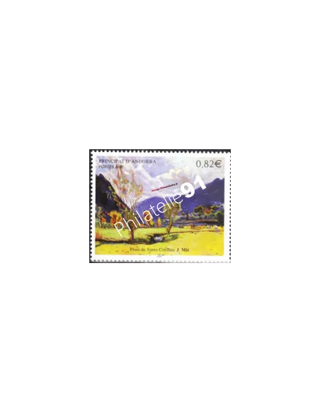 Timbres d'Andorre Français n° 615 - Thématiques: ART