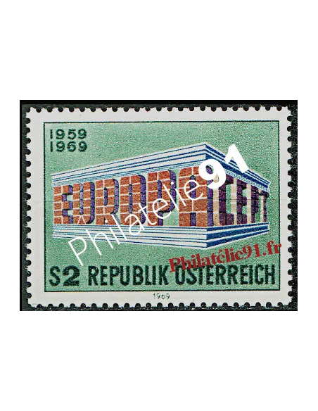 Timbre d'Autriche n° 1121 - EUROPA 1969