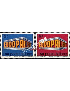 Timbres d’Italie n° 1034 - 1035 - EUROPA 1969