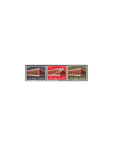 Timbres du VATICAN  n° 488 et 490 - EUROPA 1969