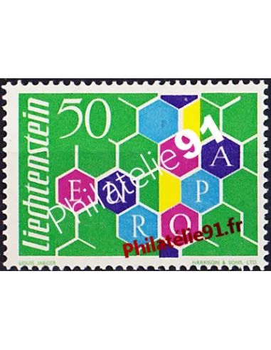 Liechtenstein,n° 355 , collection timbres Europe