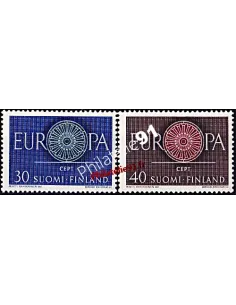Timbres de FINLANDE n° 501 et 502, timbres EUROPA 1960