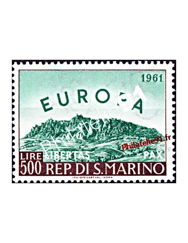 Timbre de St-Marin n° 523 - Timbre EUROPA 1961