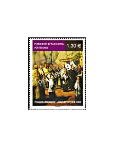 Timbre d'Andorre Français n° 631 - Thématique: ART