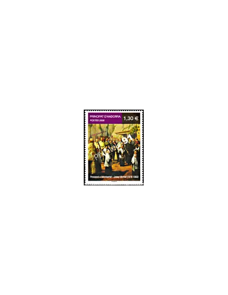Timbre d'Andorre Français n° 631 - Thématique: ART