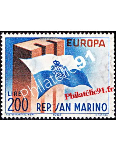 Timbre de Saint Marin n° 604 - EUROPA 1963