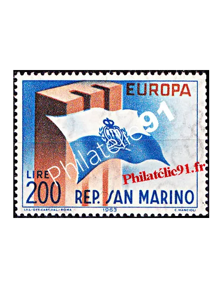 Timbre de Saint Marin n° 604 - EUROPA 1963