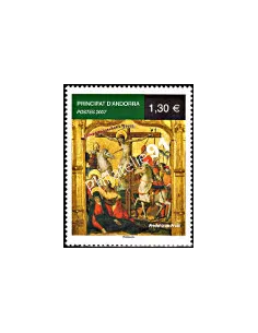 Timbre d'Andorre Français n° 637 - Thématique: ART