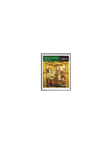 Timbre d'Andorre Français n° 637 - Thématique: ART