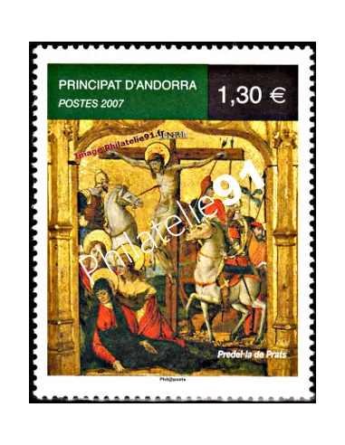 Timbre d'Andorre Français n° 637 - Thématique: ART
