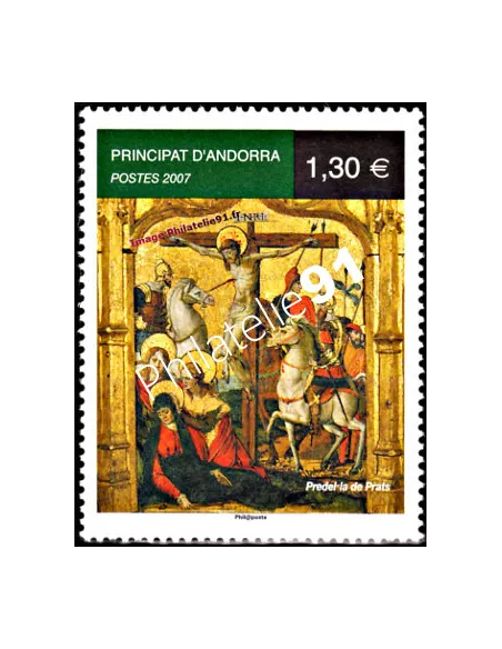 Timbre d'Andorre Français n° 637 - Thématique: ART