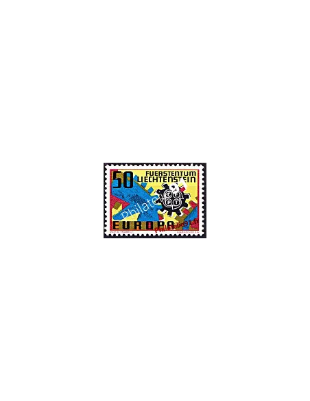 Timbre du Liechtenstein n° 425 - EUROPA 1967