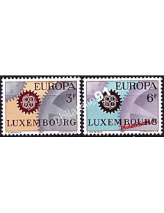 Timbres du LUXEMBOURG n° 700 et 701 - EUROPA 1967