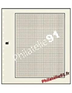 Matériel philatélique. Les feuilles neutres chamois clair, quadrillées pour reliures "Favorites" - Réf. 781