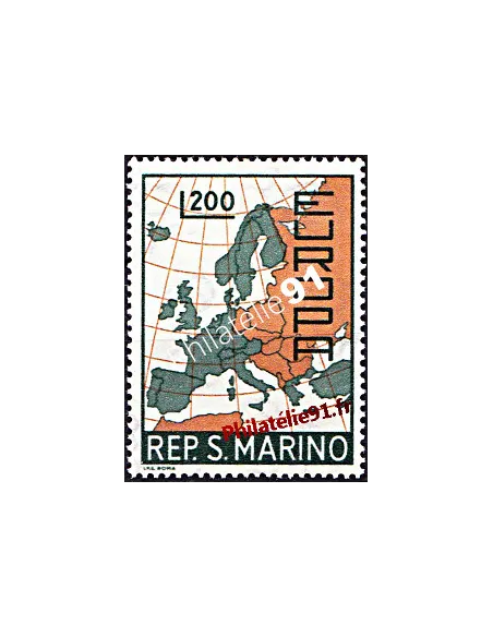 Timbre de Saint Marin n° 697 - EUROPA 1967