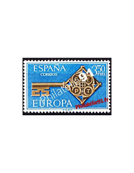 Timbre d'Espagne n° 1523 - EUROPA 1968