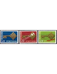 timbres du Portugal n°1032 à 1034 - EUROPA 1968