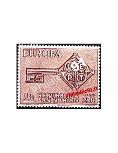 Timbre de Saint Marin n° 720 - EUROPA 1968
