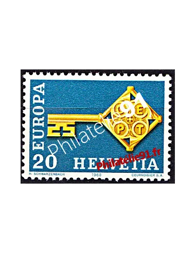Timbres de SUISSE n° 806 - EUROPA 1968