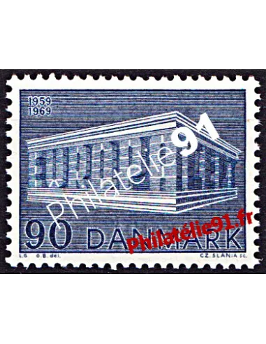 Timbre du Danemark n° 490 - EUROPA 1969