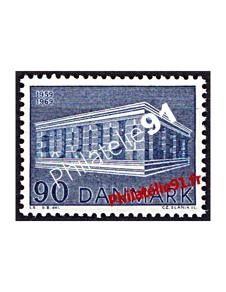 Timbre du Danemark n° 490 - EUROPA 1969