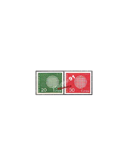 Timbres d'ALLEMAGNE - RFA n° 483 et 484 - EUROPA 1976