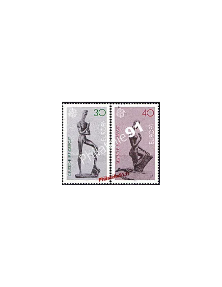 Timbres d’Allemagne - RFA n° 653 et 654 - EUROPA 1974
