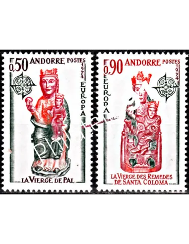 Andorre Français n° 237 à 238, Europa, collection timbres d'Europe