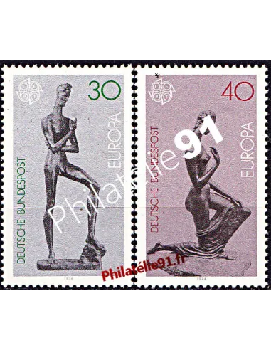 Timbres d’Allemagne - RFA n° 653 et 654 - EUROPA 1974
