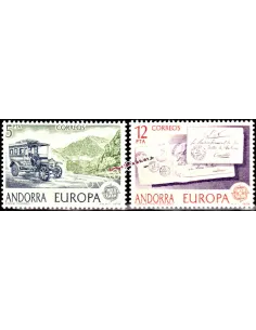 ANDORRE ESPAGNOL - n° 116 à 117 - EUROPA 1979 - Histoire postale