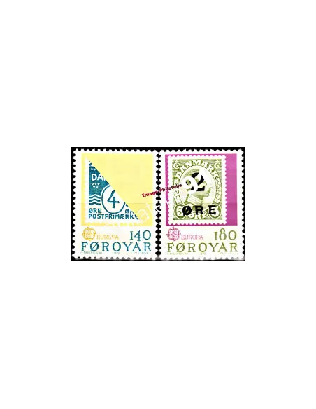 ILES FEROE - n° 37 à 38 - EUROPA 1979 - Histoire postale