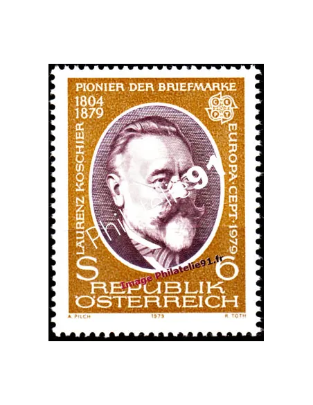 AUTRICHE - n° 1437 - EUROPA 1979 - Histoire postale