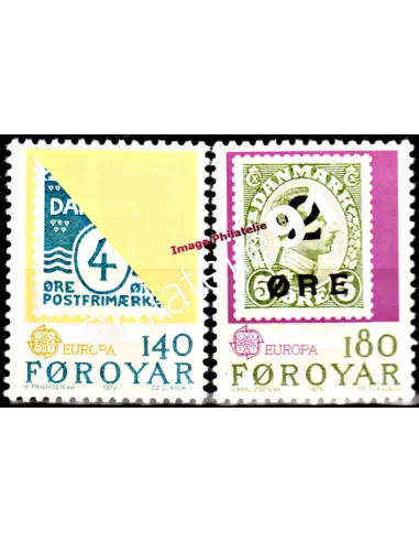 ILES FEROE - n° 37 à 38 - EUROPA 1979 - Histoire postale