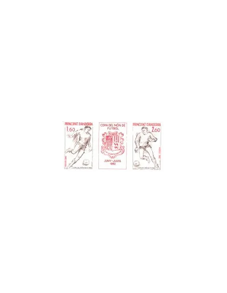 Timbres d'Andorre français n° 302A - Thème football - Timbres Andorre