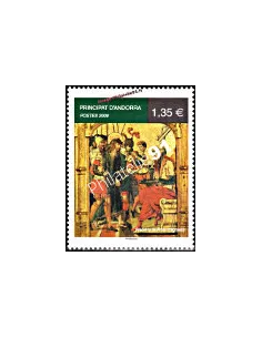Timbre d'Andorre Français n° 672 - Thématique: ART