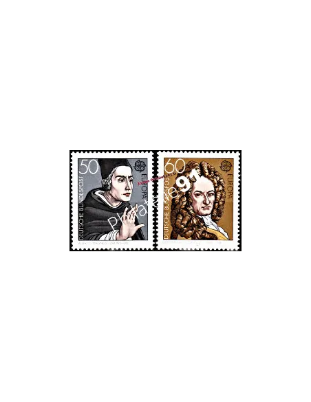 ALLEMAGNE RFA n° 893 à 894 - EUROPA 1980 - Personnages célèbres